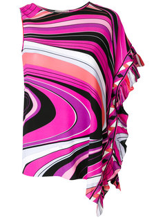 asymmetric sleeves blouse Emilio Pucci