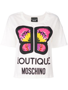 logo print T-shirt Boutique Moschino