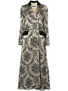 jacquard double breasted coat Uma Wang