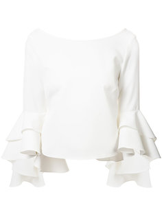 ruffled blouse Milly