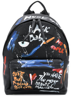 backpack with paint effect graphics Chiara Ferragni