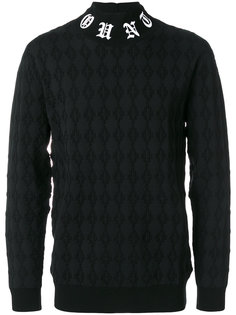 embroidered turtleneck jumper Marcelo Burlon County Of Milan