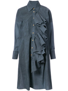 ruffled shirt dress Uma Wang