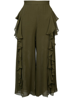 ruffled palazzo pants Rachel Comey