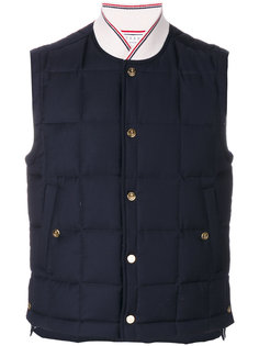 quilted button gilet Thom Browne