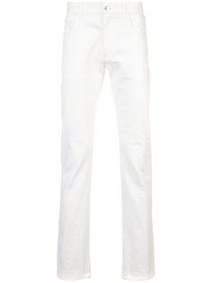 printed skinny jeans Raf Simons