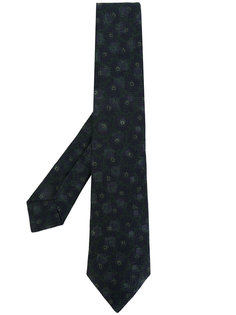 галстук с вышивкой Kiton