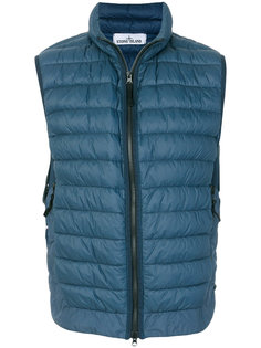 padded zipped gilet Stone Island