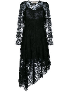 asymmetric lace dress Zimmermann