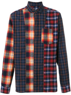checked panel shirt Lanvin