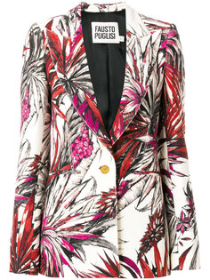 tropical print blazer  Fausto Puglisi