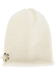 embellished knitted hat Inverni
