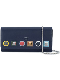 studded wallet on a chain Fendi