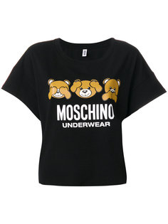 футболка с принтом  Moschino