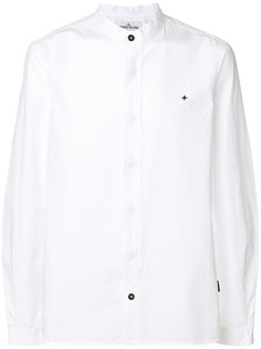 mandarin collar shirt Stone Island