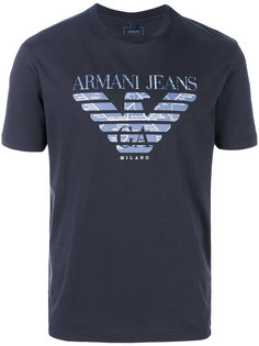 футболка с принтом с логотипом Armani Jeans