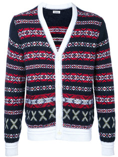 вязаный кардиган с узором Fair Isle COOHEM