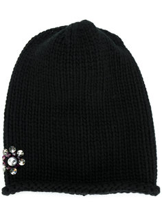 embellished knitted hat Inverni