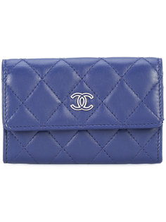 logo flap card holder Chanel Vintage