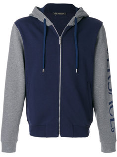 hooded bomber jacket Versace