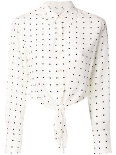 polka dot cropped shirt  Diane Von Furstenberg