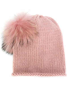 pompom trim hat Inverni