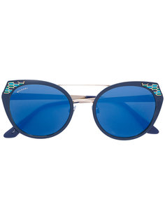 oversized embellished sunglasses Bulgari