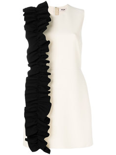 платье с оборкой  MSGM