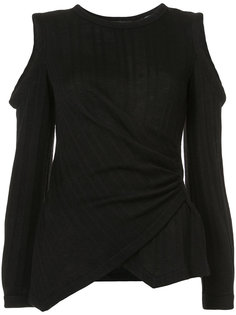 knitted shoulderless top Yigal Azrouel