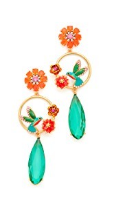 Kate Spade New York Hummingbird Statement Earrings
