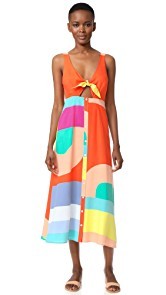 Mara Hoffman Tie Front Dress