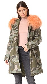 Mr &amp; Mrs Italy Saline Midi Parka