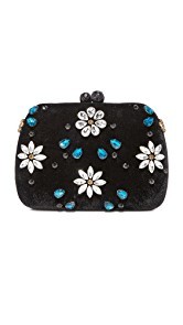 Serpui Marie Velvet Clutch