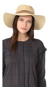 Madewell Stitched Packable Straw Hat
