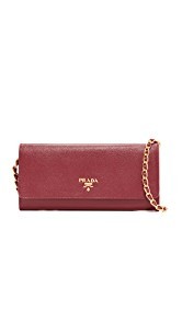 What Goes Around Comes Around Prada Saffiano Mini Shoulder Bag (Previously Owned)