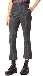 R13 Skinny Kick Flare Trousers