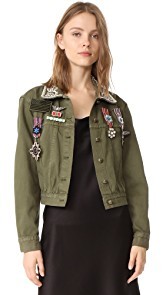 alice + olivia Chloe Jacket with Pins