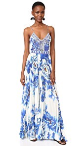 Camilla Ring of Roses Pleated Dress