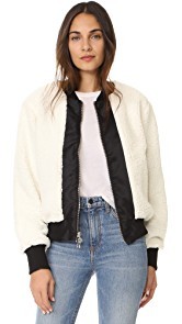 Daniel Patrick Heroine Bomber Sherpa Jacket