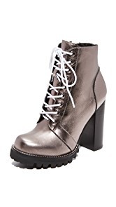 Jeffrey Campbell Legion Lace Up High Heel Booties
