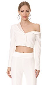 Jonathan Simkhai Combo Crop Jacket