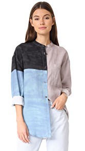 Mara Hoffman Zelda Button Down Shirt