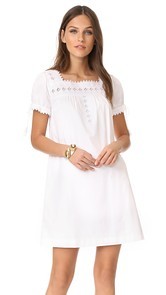 Madewell Eyelet Shift Dress