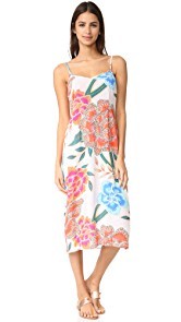 Mara Hoffman Crinkle Crepe Slip Dress