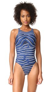 adidas by Stella McCartney Zebra Swimswuit