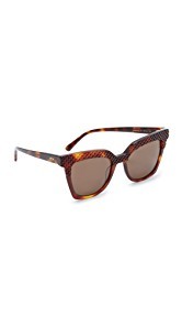 MCM Crystal Square Sunglasses