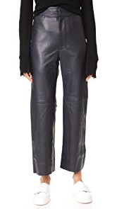 Apiece Apart Leather Monterey Pants