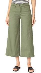 Baldwin Denim Devin Mid Rise Cropped Trousers