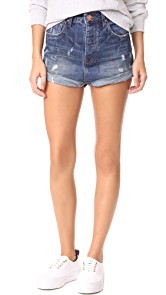 One Teaspoon High Waist Bandit Shorts