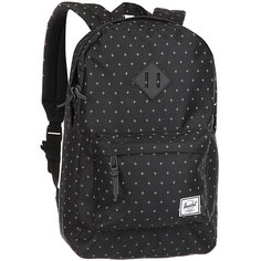 Рюкзак Herschel Heritage Mid-volume Black Gridlock
